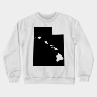 Utah and Hawai'i Roots by Hawaii Nei All Day Crewneck Sweatshirt